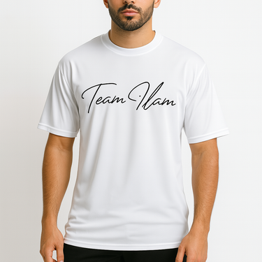 TI Cursive Unisex performance crew neck t-shirt