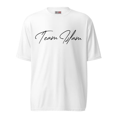 TI Cursive Unisex performance crew neck t-shirt