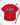 Red Team Islam baseball jersey with a ball and bat in bright daylight — Baseball