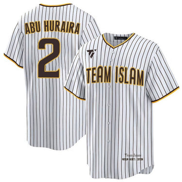 Muslim Heroes Edition PINSTRIPE BASEBALL JERSEY