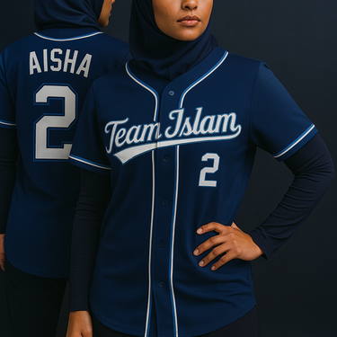 Muslim Heroes Edition Orange White Texas Flag Classic Style Authentic Baseball Jersey