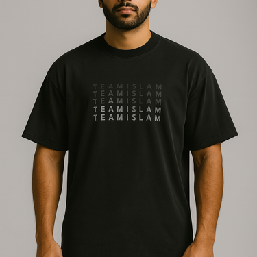 Team Islam Oversized faded t-shirt