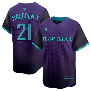 Muslim Heroes Edition Arizona Blue Classic Style Authentic Baseball Jersey