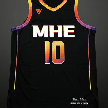 Muslim Heroes Edition Vintage Valley Basketball Jersey