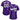 Muslim Heroes Edition Purple Gray-White Classic Style Authentic Baseball Jersey — Team Islam (view 2 of 5)