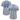 Muslim Heroes Edition Gray Royal-White Classic Style Authentic Baseball Jersey — Team Islam (view 2 of 5)