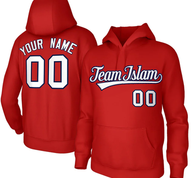 Muslim Heroes Edition Classic Style Hoodie Game Red Training Uniform For Women