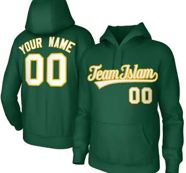 Muslim Heroes Edition Classic Style Hoodie Game Green Training Uniform