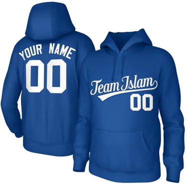 Muslim Heroes Edition Classic Style Hoodie Athletic Pullover Royal Sweatshirt