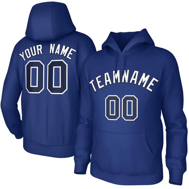 Muslim Heroes Edition Royal White-Navy Classic Style Sweatshirts Uniform Pullover Hoodie