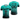 Muslim Heroes Edition Teal Black Sport Soccer Tops Jersey — Team Islam (view 1 of 3)