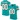 Muslim Heroes Edition Aqua White-orange Classic Style Mesh Authentic Football Jersey — Team Islam (view 1 of 5)