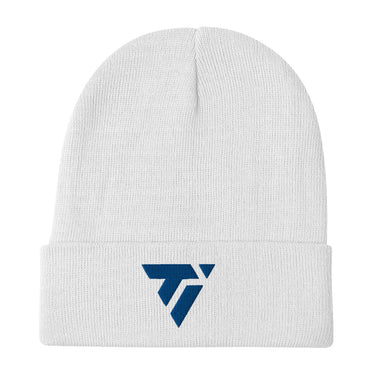 TI Blue Logo Embroidered Beanie
