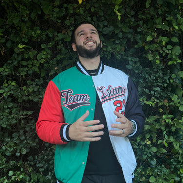 SAVE PALESTINE VARSITY JACKET